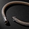 Icon Reversible 14-Karat Gold and Sterling Silver Bracelet - BK Icon Reversible 14-Karat Gold and Sterling Silver Bracelet - BK