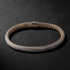 Icon Reversible 14-Karat Gold and Sterling Silver Bracelet Icon Reversible 14-Karat Gold and Sterling Silver Bracelet