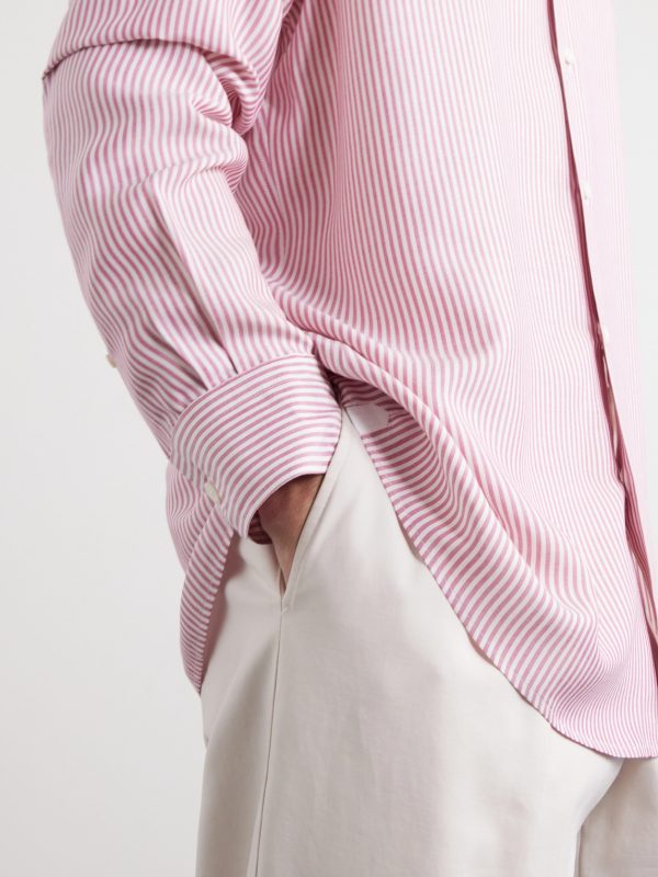 Striped Silk Shirt - CU Striped Silk Shirt - CU