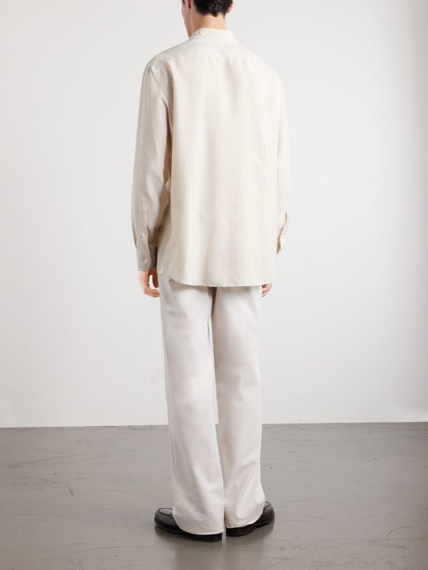 Striped Silk Shirt - BK