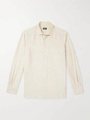 Striped Silk Shirt Striped Silk Shirt