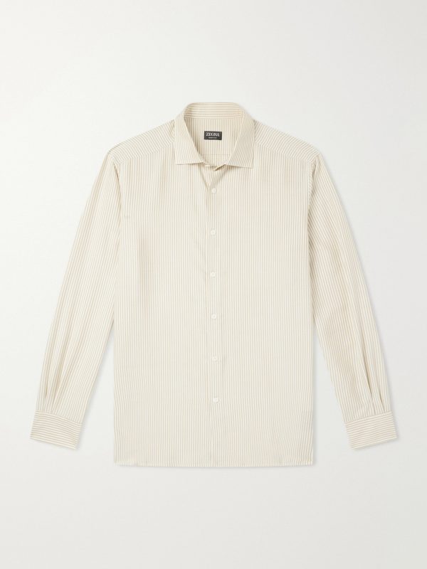 Striped Silk Shirt