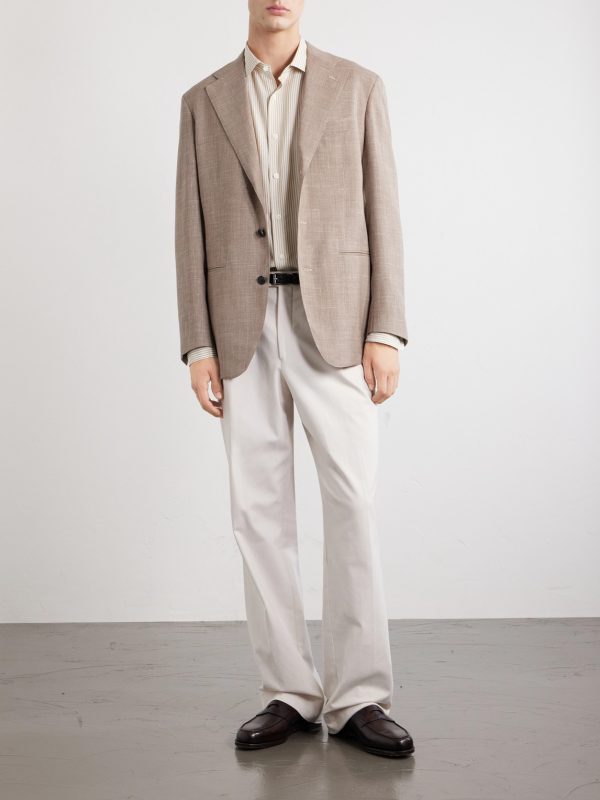 Striped Silk Shirt - OU