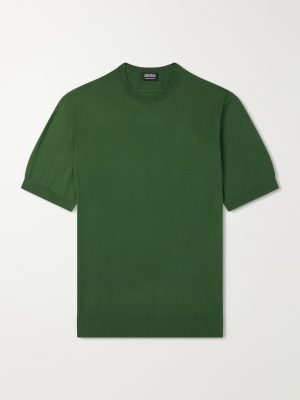 Knitted Cotton T-Shirt
