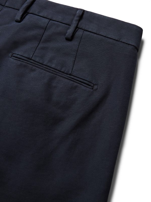Tapered Stretch-Cotton Ottoman Trousers - CU Tapered Stretch-Cotton Ottoman Trousers - CU