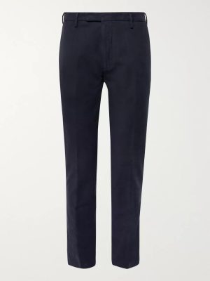 Tapered Stretch-Cotton Ottoman Trousers Tapered Stretch-Cotton Ottoman Trousers
