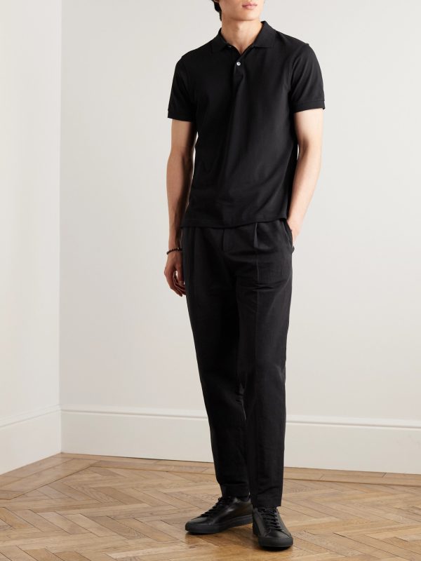 Cotton-Piqué Polo Shirt - OU