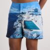 Bulldog Straight-Leg Mid-Length Printed Swim Shorts - OU Bulldog Straight-Leg Mid-Length Printed Swim Shorts - OU