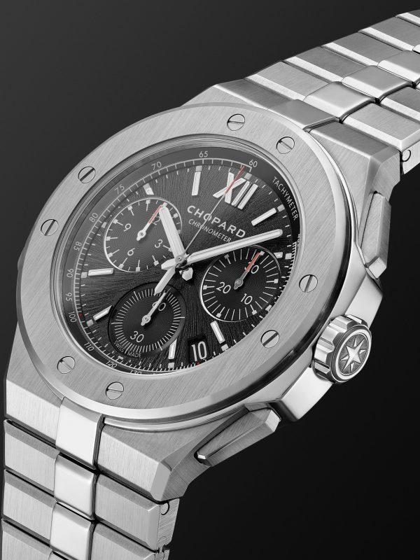 Alpine Eagle XL Chrono Automatic 44mm Lucent Steel Watch, Ref. No. 298609-3002 - FR