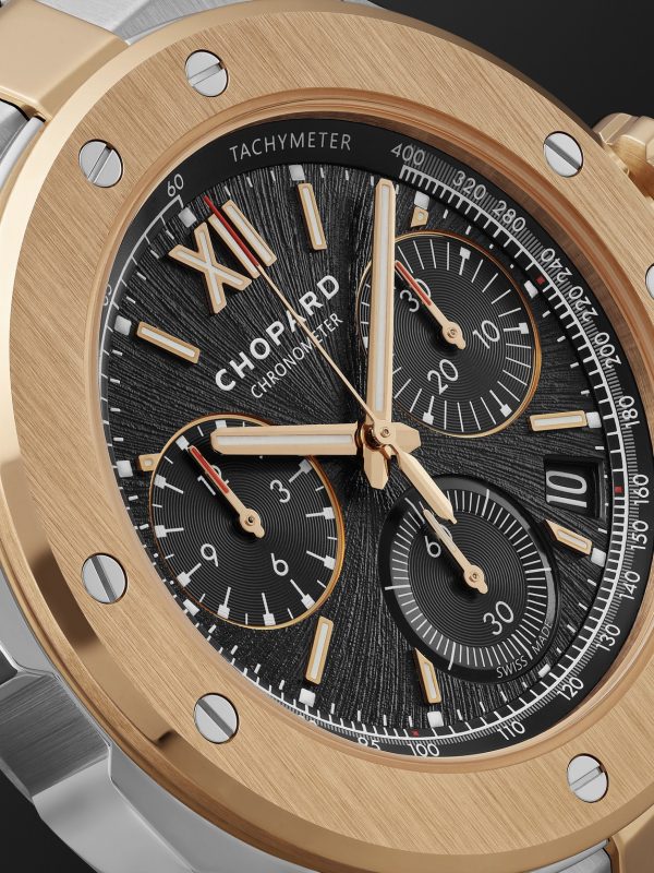 Alpine Eagle XL Chrono Automatic 44mm Lucent Steel and 18-Karat Rose Gold Watch, Ref. No. 298609-6001 - CU Alpine Eagle XL Chrono Automatic 44mm Lucent Steel and 18-Karat Rose Gold Watch, Ref. No. 298609-6001 - CU