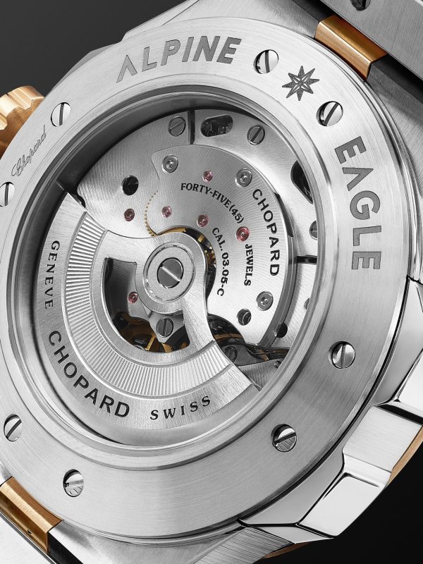 Alpine Eagle XL Chrono Automatic 44mm Lucent Steel and 18-Karat Rose Gold Watch, Ref. No. 298609-6001 - E1 Alpine Eagle XL Chrono Automatic 44mm Lucent Steel and 18-Karat Rose Gold Watch, Ref. No. 298609-6001 - E1