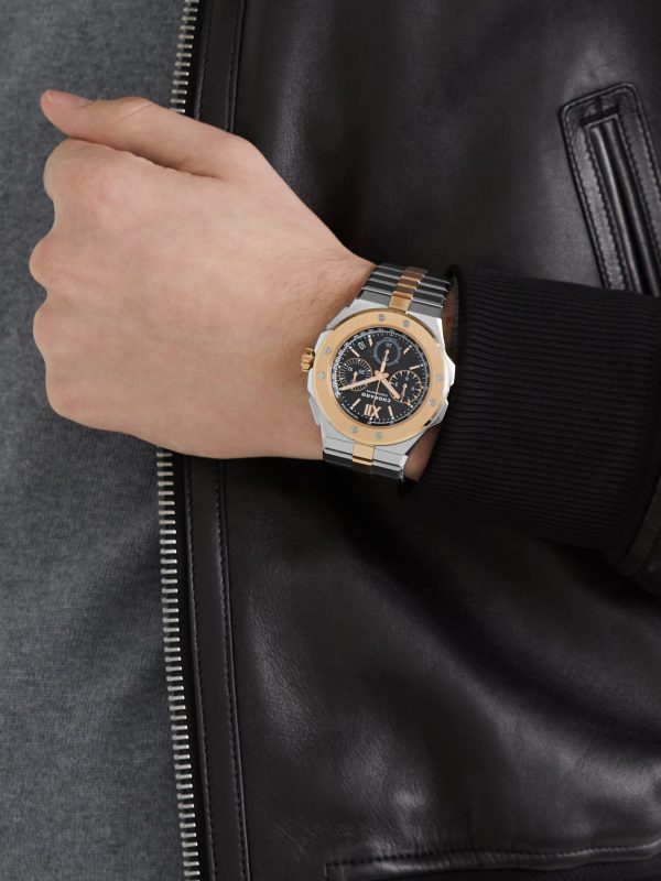 Alpine Eagle XL Chrono Automatic 44mm Lucent Steel and 18-Karat Rose Gold Watch, Ref. No. 298609-6001 - OU Alpine Eagle XL Chrono Automatic 44mm Lucent Steel and 18-Karat Rose Gold Watch, Ref. No. 298609-6001 - OU