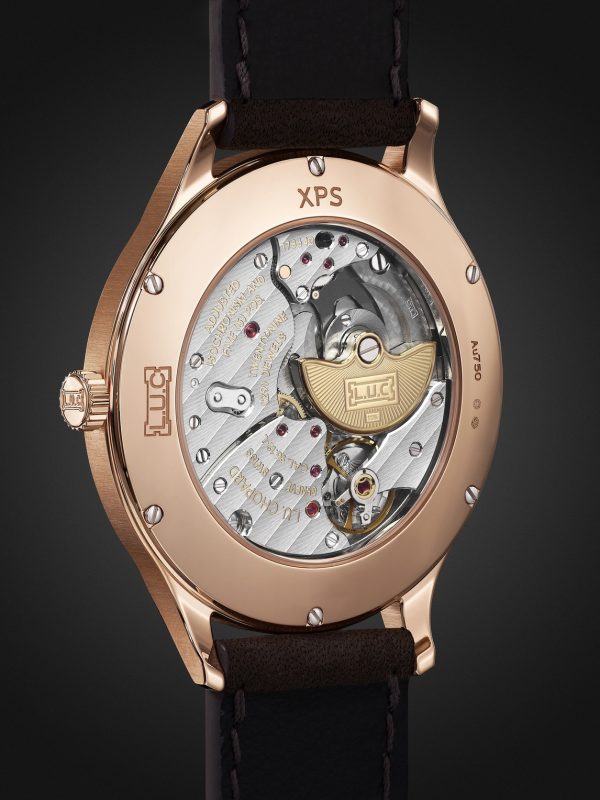 L.U.C XPS Automatic 40mm 18-Karat Rose Gold and Nubuck Watch, Ref. No. 161948-5003 - BK L.U.C XPS Automatic 40mm 18-Karat Rose Gold and Nubuck Watch, Ref. No. 161948-5003 - BK