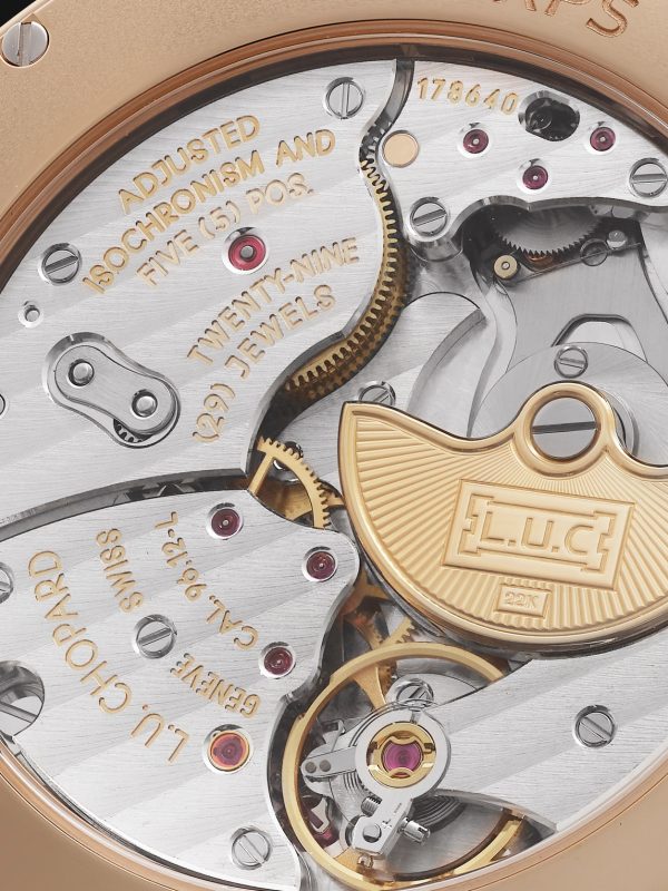 L.U.C XPS Automatic 40mm 18-Karat Rose Gold and Nubuck Watch, Ref. No. 161948-5003 - E1 L.U.C XPS Automatic 40mm 18-Karat Rose Gold and Nubuck Watch, Ref. No. 161948-5003 - E1
