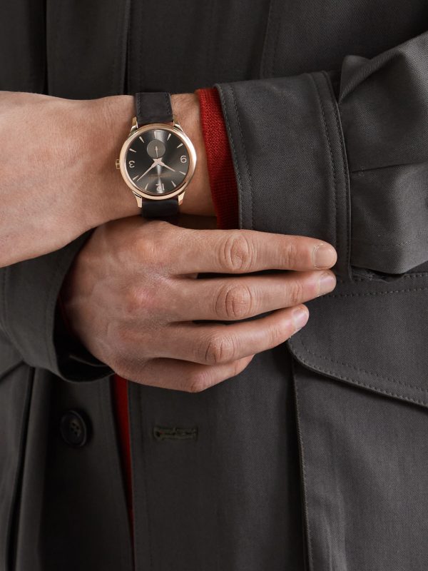L.U.C XPS Automatic 40mm 18-Karat Rose Gold and Nubuck Watch, Ref. No. 161948-5003 - OU L.U.C XPS Automatic 40mm 18-Karat Rose Gold and Nubuck Watch, Ref. No. 161948-5003 - OU
