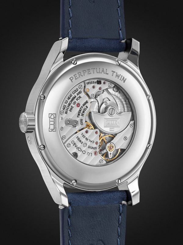 L.U.C Perpetual Twin Automatic Perpetual Calendar 43mm Stainless Steel and Nubuck Watch, Ref. No. 168561-3003 - BK L.U.C Perpetual Twin Automatic Perpetual Calendar 43mm Stainless Steel and Nubuck Watch, Ref. No. 168561-3003 - BK