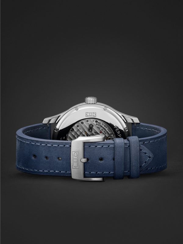 L.U.C Perpetual Twin Automatic Perpetual Calendar 43mm Stainless Steel and Nubuck Watch, Ref. No. 168561-3003 - E2 L.U.C Perpetual Twin Automatic Perpetual Calendar 43mm Stainless Steel and Nubuck Watch, Ref. No. 168561-3003 - E2