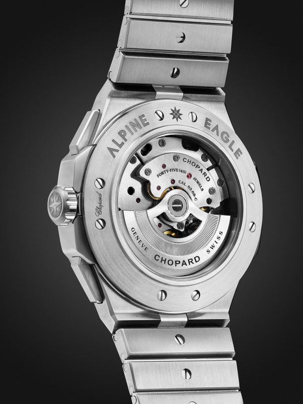 Alpine Eagle XL Chrono Automatic 44mm Lucent Steel Watch, Ref. No. 298609-3001 - BK Alpine Eagle XL Chrono Automatic 44mm Lucent Steel Watch, Ref. No. 298609-3001 - BK