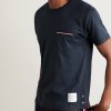 Slim-Fit Grosgrain-Trimmed Cotton-Jersey T-Shirt - FR