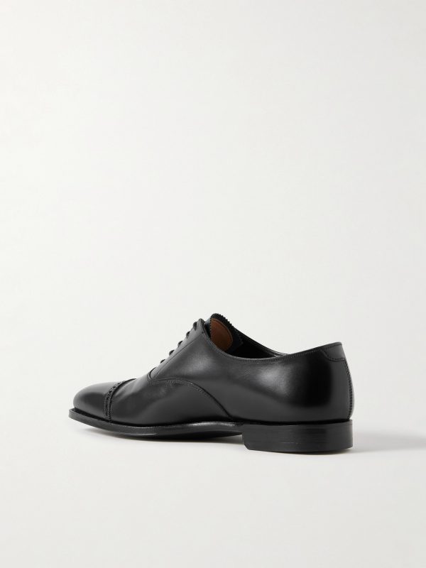 Charles Cap-Toe Leather Oxford Shoes - BK