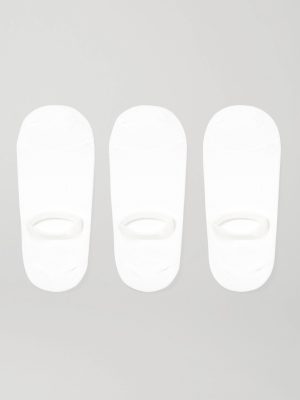 Three-Pack No-Show Stretch-Knit Socks