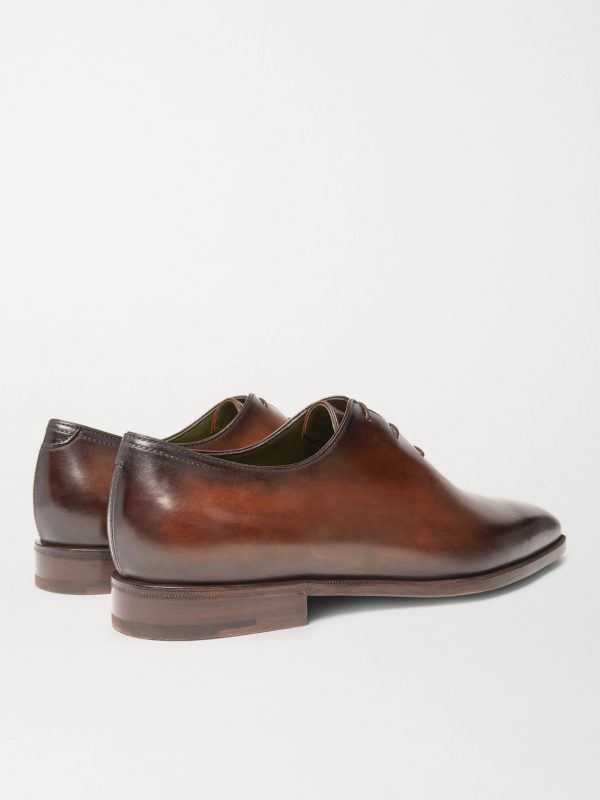 Blake Whole-Cut Venezia Leather Oxford Shoes - BK Blake Whole-Cut Venezia Leather Oxford Shoes - BK
