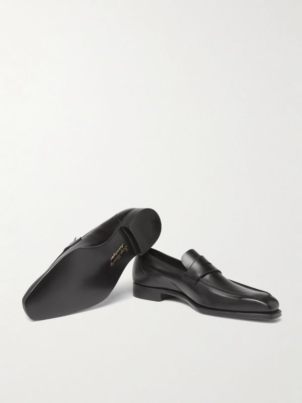 George Leather Penny Loafers - E2