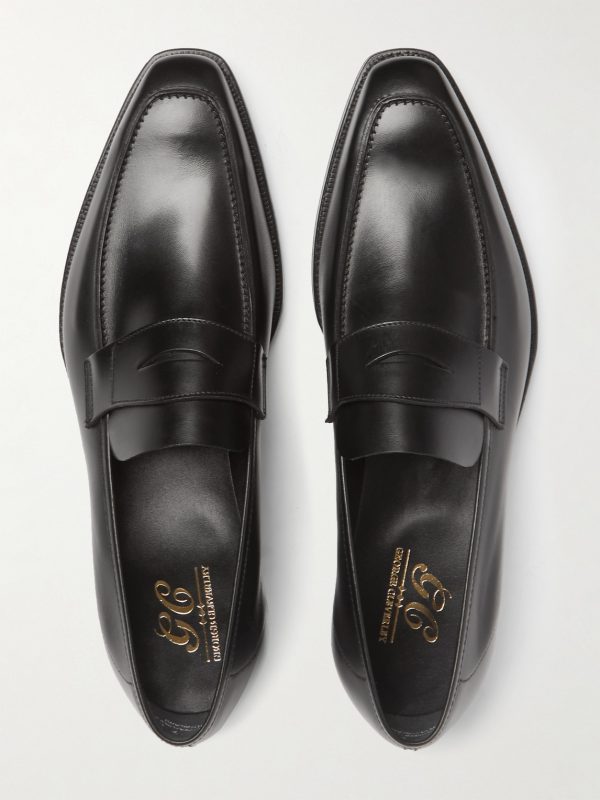 George Leather Penny Loafers - E3