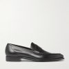 George Leather Penny Loafers