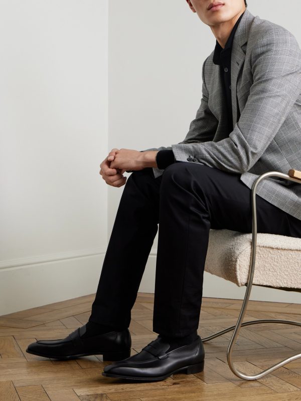 George Leather Penny Loafers - OU
