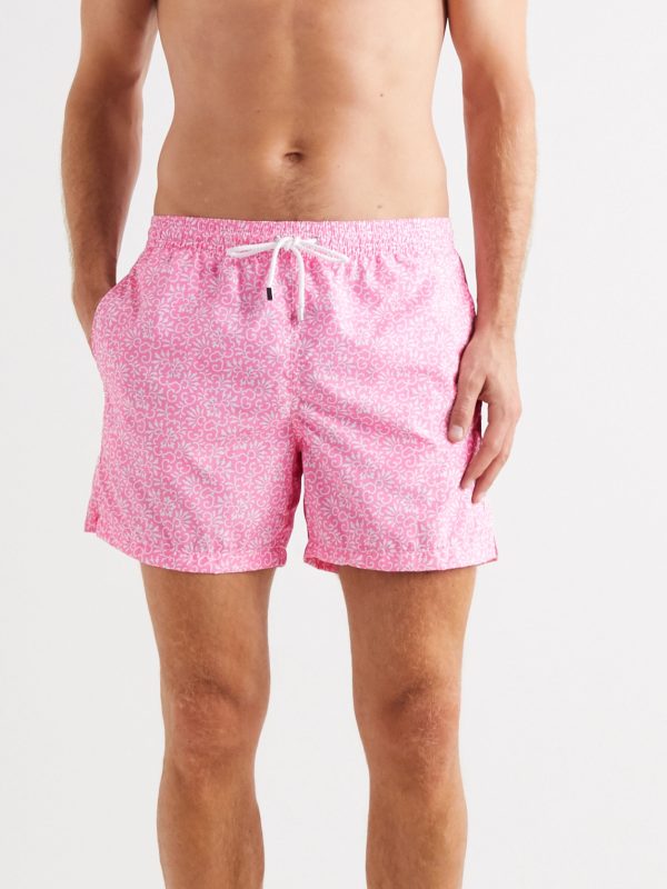 Floral-Print Shell Swim Shorts - OU Floral-Print Shell Swim Shorts - OU