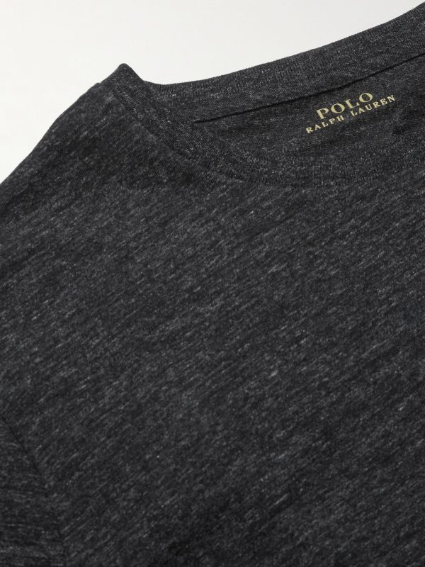 Slim-Fit Mélange Cotton-Jersey T-Shirt - CU