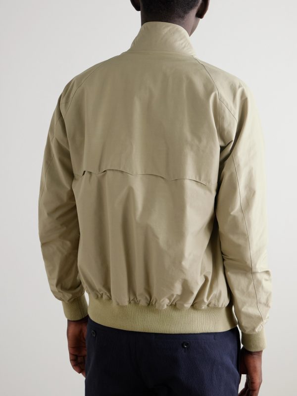 G9 Cotton-Blend Harrington Jacket - BK