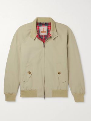 G9 Cotton-Blend Harrington Jacket G9 Cotton-Blend Harrington Jacket
