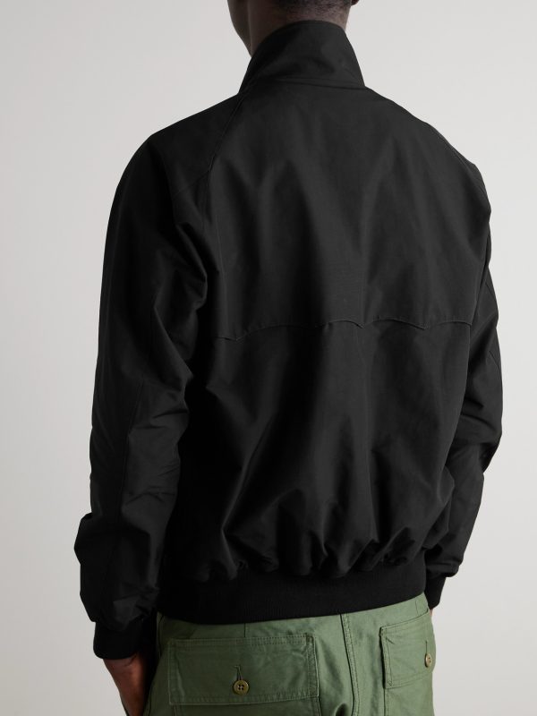 G9 Cotton-Blend Harrington Jacket - BK