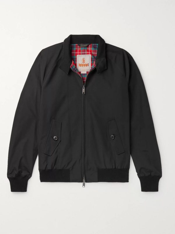 G9 Cotton-Blend Harrington Jacket