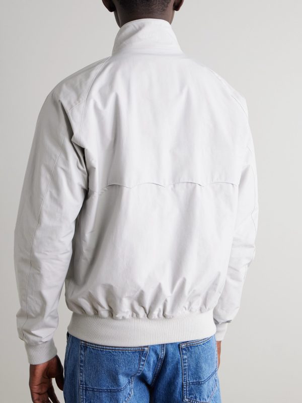 G9 Cotton-Blend Harrington Jacket - BK