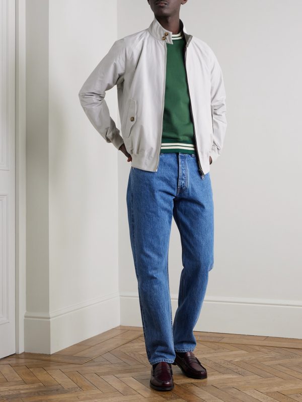 G9 Cotton-Blend Harrington Jacket - OU