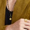 Dream 18-Karat Gold, Diamond and Onyx Necklace - FR Dream 18-Karat Gold, Diamond and Onyx Necklace - FR