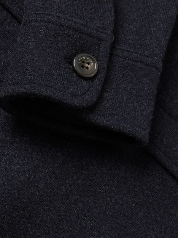 Mélange Cashmere-Blend Overshirt - E1 Mélange Cashmere-Blend Overshirt - E1