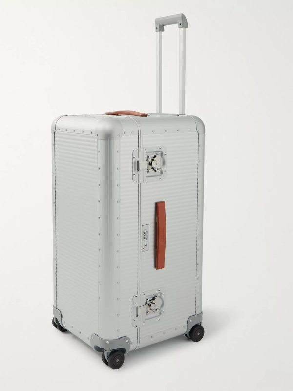 Special Edition Leather-Trimmed Aluminium and Wood Work Station - BK