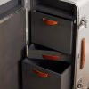 Special Edition Leather-Trimmed Aluminium and Wood Work Station - CU