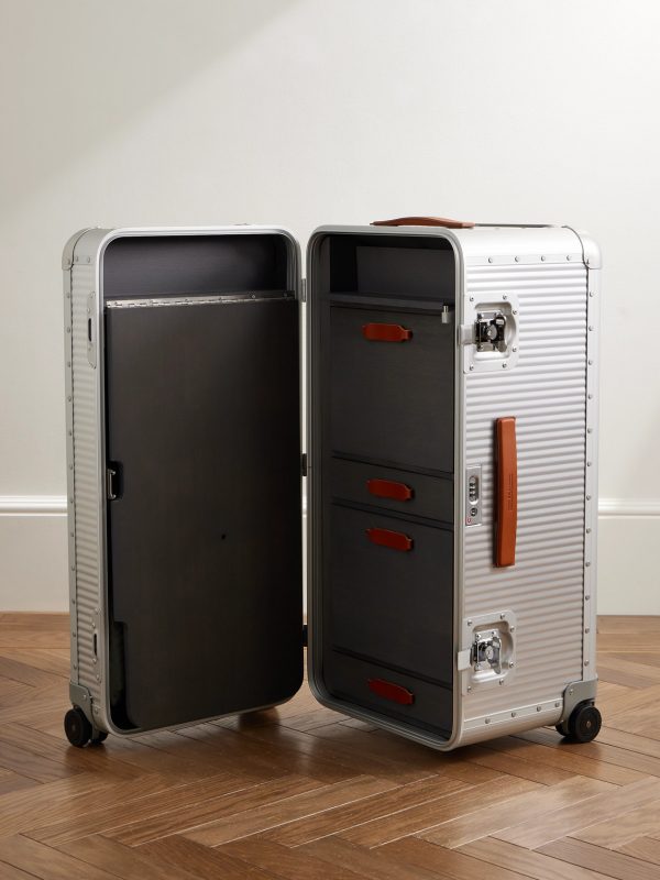 Special Edition Leather-Trimmed Aluminium and Wood Work Station - E2