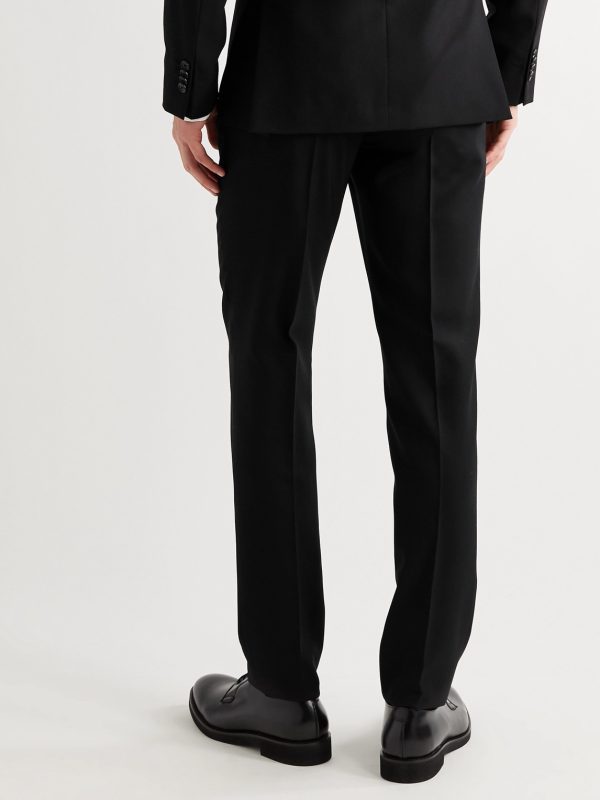 Soho Slim-Fit Wool Suit Trousers - BK Soho Slim-Fit Wool Suit Trousers - BK
