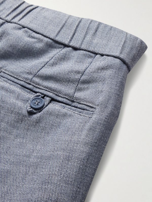 Felipe Slim-Fit Linen and Cotton-Blend Drawstring Shorts - CU