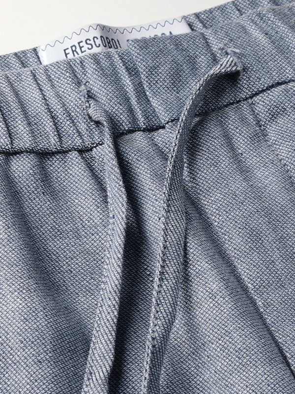 Felipe Slim-Fit Linen and Cotton-Blend Drawstring Shorts - E1