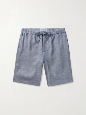 Felipe Slim-Fit Linen and Cotton-Blend Drawstring Shorts