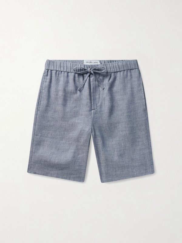 Felipe Slim-Fit Linen and Cotton-Blend Drawstring Shorts