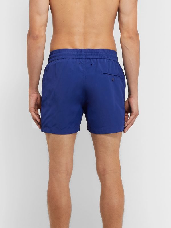Slim-Fit Short-Length Swim Shorts - BK Slim-Fit Short-Length Swim Shorts - BK