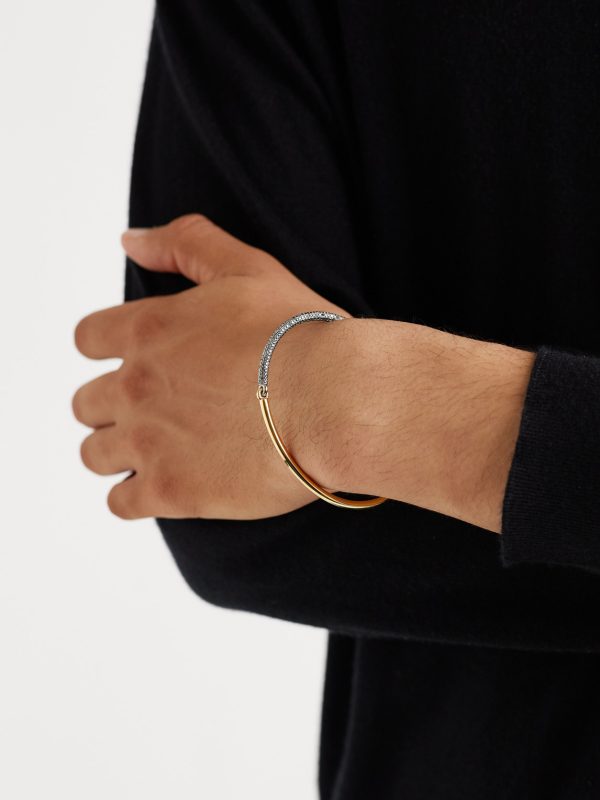 The Equinox 18-Karat White and Yellow Gold Diamond Bracelet - FR The Equinox 18-Karat White and Yellow Gold Diamond Bracelet - FR